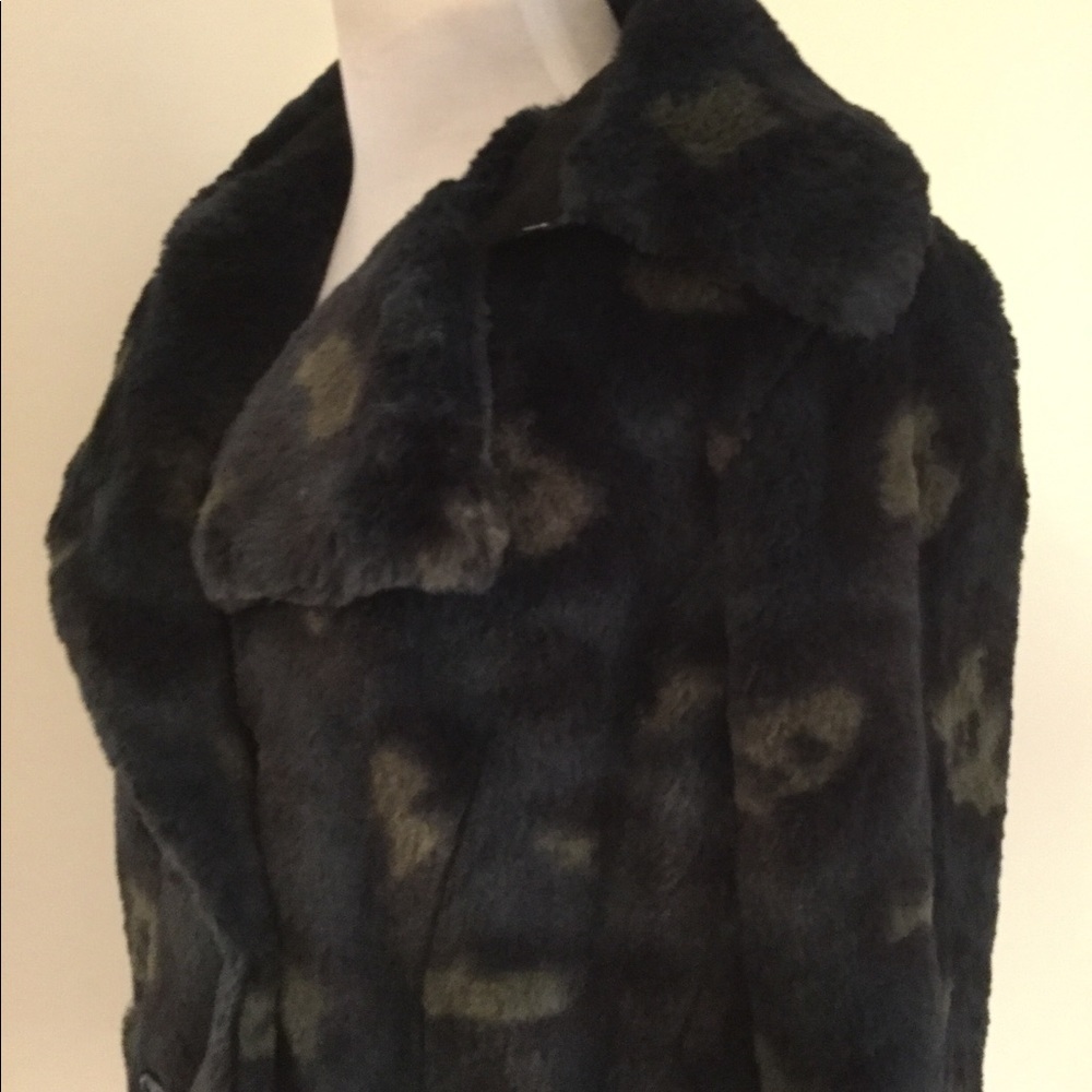 Zadig & Voltaire miles leo faux fur peacoat NWT - Picture 3 of 8